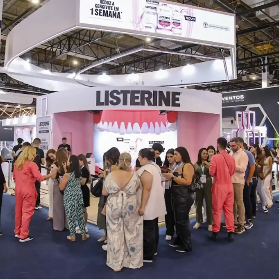 Ativação da Listerine no CIOSP 2025, evento organizado pela CI9 em São Paulo (SP)